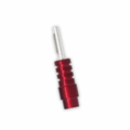 CHORD ChordOhmic Silver Banana SHORT CRIMP Red ABS Cap