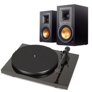 Klipsch R-51PM + Pro-Ject Debut Carbon EVO 2M-Red High Gloss Black