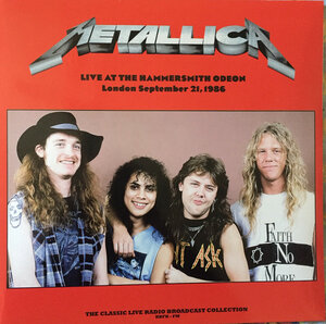 METALLICA - LIVE AT THE HAMMERSMITH ODEON 2021 (SRFM0011CV, 180 gm., Red) SR/EU MINT (9003829977387)