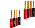 AUDIOQUEST spc SureGrip100 Banana Gold set of 8