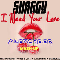 Alex Cyber - Shaggy feat. Mohombi, Faydee & Costi x V. Reznikov x Braindead - I Need Your Love (Alex Cyber Mash Up)