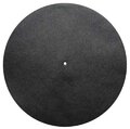 Audio Anatomy Slipmat Leather - Black - Diameter 295Mm - Thickness 1,5Mm