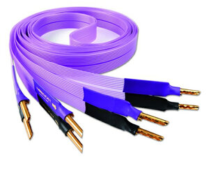 Nordost Purple flare, 2x3m is terminated with low-mass Z plugs