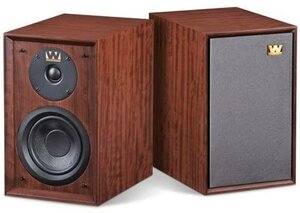 Wharfedale 80th Anniversary Denton Mahogany Red