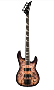 JACKSON JS SERIES JS3P CONCERT BASS TRANSPARENT BLACK BURST