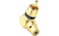 AUDIOQUEST M21F-90 Adaptor Female RCA to Right Angle Male RCA