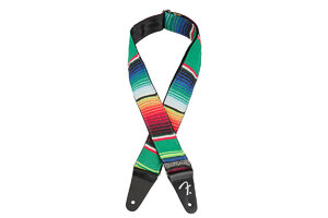 FENDER 2" SERAPE STRAP GREEN MULTI