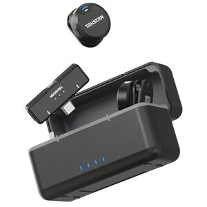 Takstar V2 Dual Wireless Video Microphone with adapter cable