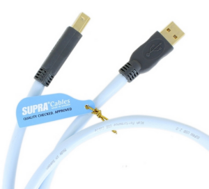 Supra USB 2.0 A-B BLUE 4M