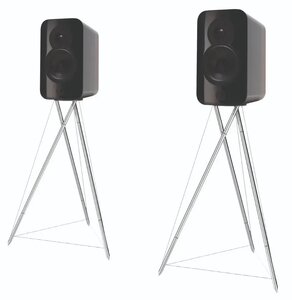 Q Acoustics Сoncept 300 Black & Rosewood EXC Stand Pair (QA2710)