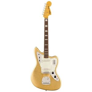 SQUIER LIMITED EDITION CLASSIC VIBE '70S JAGUAR MATCHING HEADSTOCK GOLD SPARKLE