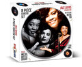 Retro Musique Jazz Divas - 8 Pieces Coaster Set With Real Vinyl Coasters