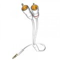 Inakustik Star 3,5mm Mini Jack > 2 x RCA white 0,75m