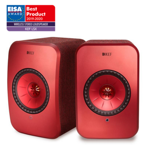 KEF LSX Red