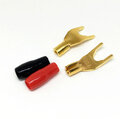 Straight Wire - Y Spade Gold Plated Terminal Plug