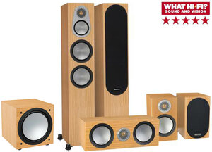 Monitor Audio Silver 300/50/centre 150/W12 natural oak