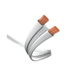 Inakustik Premium LS-Kabel Flat 2 x 2,5 mm² white 130m