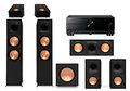 Yamaha RX-A2A + Klipsch R-800F + R-50M + R-50C + R-40SA + R-121SW