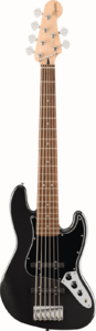 SQUIER AFFINITY SERIES ACTIVE JAZZ BASS VI BLACK