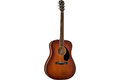 FENDER PD-220E DREADNOUGHT ALL MAHOGANY WITH CASE AGED COGNAC BURST