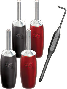 AudioQuest spc 1007 Series Banana Silver set of 4