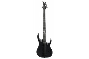 SOLAR GUITARS AB2.4BOP SK BLACK OPEN PORE MATTE