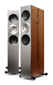 KEF Reference 3 Silver Satin Walnut