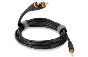 QED CONNECT 3.5MM JACK-PHONO 0.75M (QE8111)