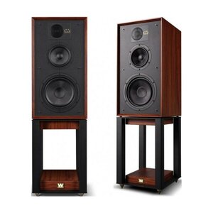 Wharfedale Linton Mahogany Red with Stands