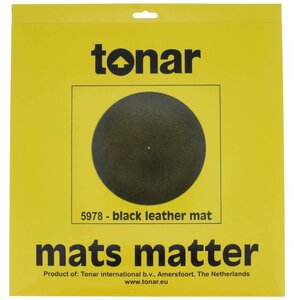 Tonar Black Leather Mat art.5978