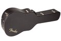 FENDER DREADNOUGHT ACOUSTIC GUITAR CASE BLACK FLAT TOP