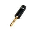 CHORD Crimp Gold Banana Plug Black Cap