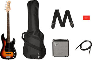 Squier Affinity Series Precision Bass PJ Pack 3-Color Sunburst