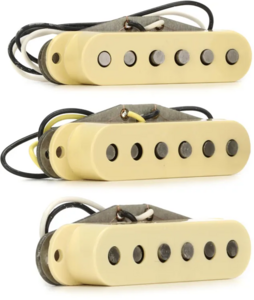 FENDER PURE VINTAGE '73 STRATOCASTER PICKUP SET AGED WHITE