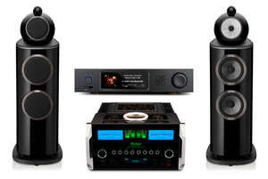 Mcintosh MA12000 + Aurender A15 Black + Bowers & Wilkins 802 D4