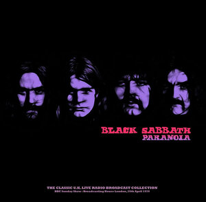 BLACK SABBATH - PARANOIA (BBC SHOW...) 2023 (SRFM0001ME-2, LTD., 180 gm., Red Marble) SR/EU MINT (9003829988550)