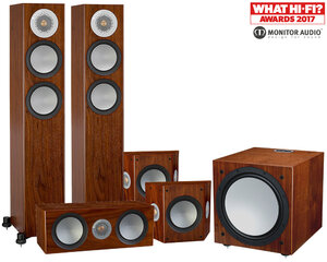 Monitor Audio Silver 200/FX/centre150/W12 set 5.1 Walnut